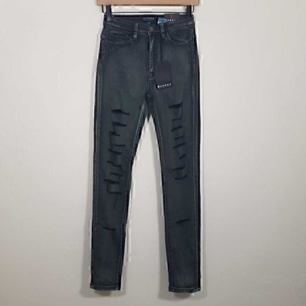 NWT Fashion Nova Distressed Skinny Stretch Jeans Size 3